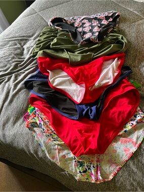 6 button Women's tankini  Bottoms - Classic Swim Casual size are L, Xl & 16